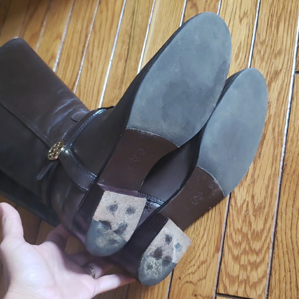 Tori Burch Bristol Brown Coconut boots